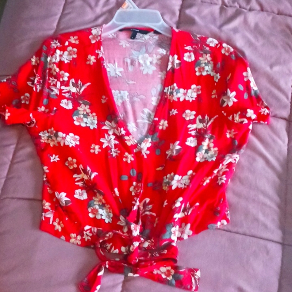 Tied up top floral design